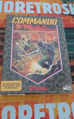 Commando (1987) ATARI 2600 VCS (Modul, Manual, Box) CIB 8-bit NEU UND OVP
