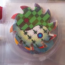 Pogs Collectible Game Pieces Lot w/ Binder Sleeves, Vintage 1990.