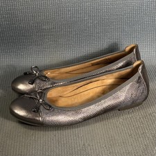 Vionic Minna Ballet Flat Slip On Pewter Shoes Women  s Size 8.5