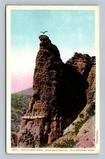 Eagle Nest Rock, Gardiner Canyon, Yellowstone Park postcard 