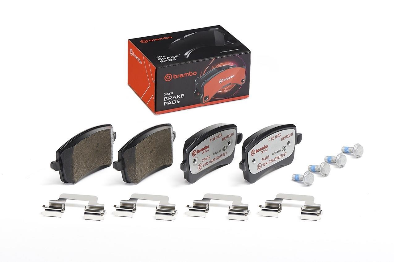 Rear BREMBO P 85 100X Brake Pad Set, disc brake for AUDI,AUDI (FAW) - Image 35