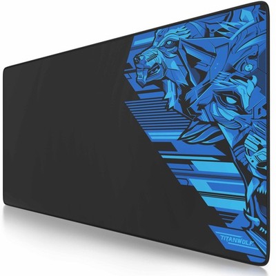 Titanwolf Gaming Mauspad extralarge 900 x 400 x 3 mm XXL-Format abwaschbar - NEU
