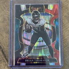 2025 Select - Brian Thomas Jr. #30 Concourse Red & Blue &Black Prizm Shock