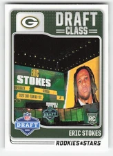 Eric Stokes 2021 Panini Rookies & Stars Draft Class #DC-18