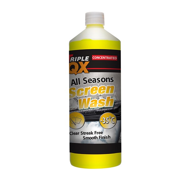 SW1L35 Screen Wash 1 Litre x6 Concentrate Winter -35C Windscreen By Triple QX