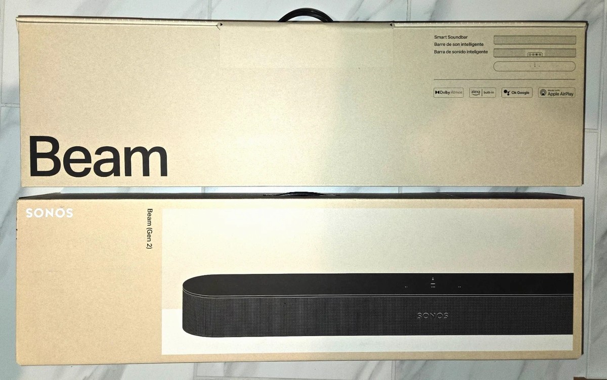 Sonos Beam Gen 1 Compact Smart Sound Bar - Black for sale