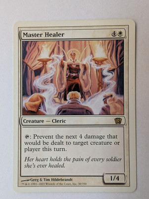 MTG: Magic the Gathering Master Healer 8th Edition rare