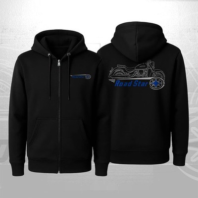 For Yamaha Road Star (XV1700A/AW/AM) 2004-2010 fans - Motorcycle ZIP Hoodie