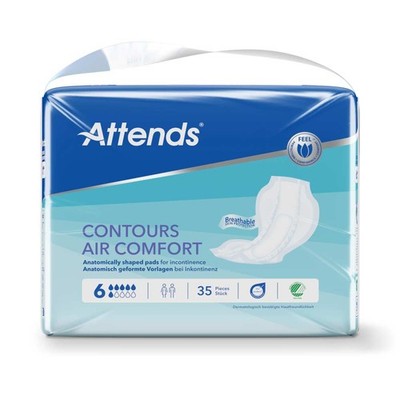 Attends Contours Air Comfort 6 Vorlagen 140 Stück (1 Karton)