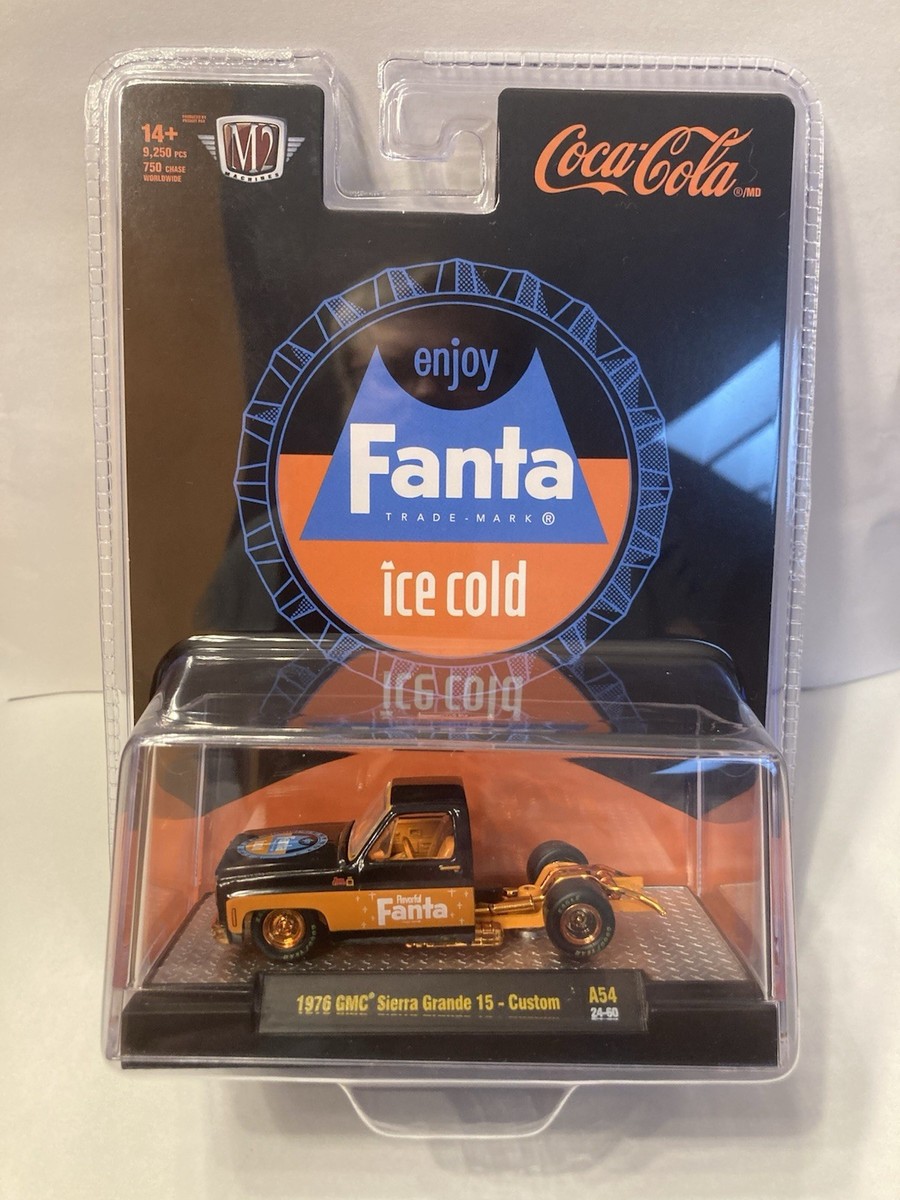 M2 Machines CHASE Coca-Cola Orange Fanta 1976 GMC Sierra