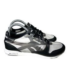 Reebok 3D Ultralite Shoes Womens 8 Black Gray Sneakers Workout Training J85211