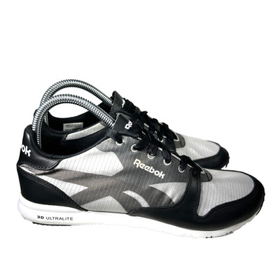 Reebok 3D Ultralite Womens Shoes Size 8 Black Gray Training Gym Sneakers Workout