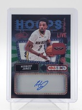HERBERT JONES 2025-26 TOPPS HOOPS SIGNS AUTO GREEN PIXEL /75 #HS-HJ Q6618