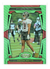 2025 - Certified Football - Xavier Watts RC - Green - 13 of 15 - Atlanta Falcons