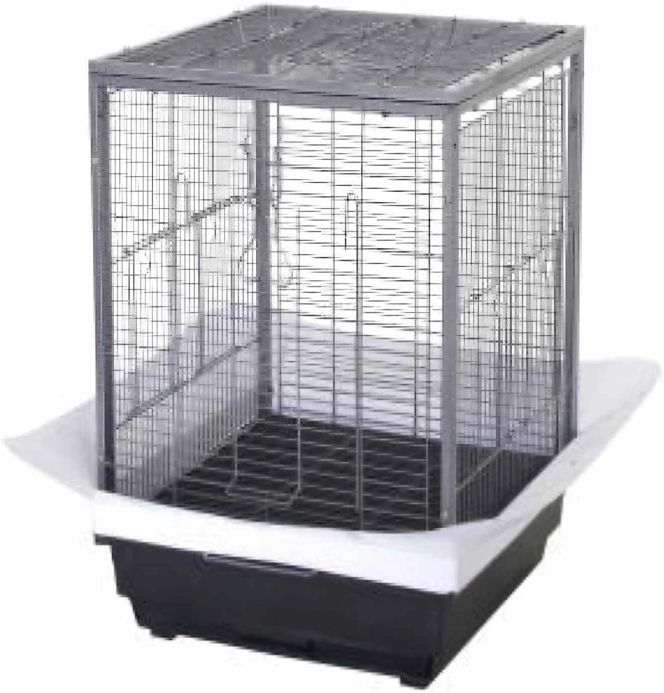 24" Small Bird Cage with Stand for Parakeets, Canaries & Budgies - Ideal Home!