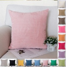 12 14 16 18 20 22 24 26 28" Plush Jumbo Cord Corduroy Cushion Cover Pillow Case