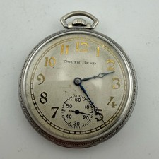 Antique SOUTH BEND Pocket Watch 19J GRADE 429 Keystone Case / Working