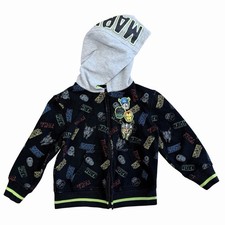 Marvel The Avengers Heroes Full Front Zip Hoodie With Pockets Size 5