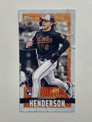 2023 Topps Rip Mini /75 Gunnar Henderson & Adley Rutschman Rookie Cards