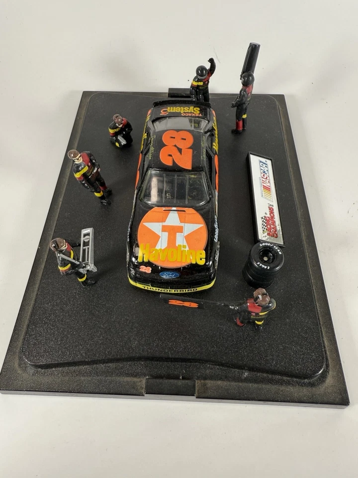 1992 Racing Champions NASCAR Pit Stop Set #28 Davey Allison Texaco Havoline - Image 3 of 4