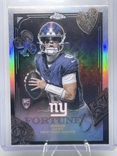 2025 Topps Chrome Jaxson Dart Fortune 15 Refractor #F15-23 New York Giants