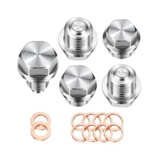 5PCS Stainless Steel Engine/Transmission/Differential Oil Drain Fil... Fast Ship
