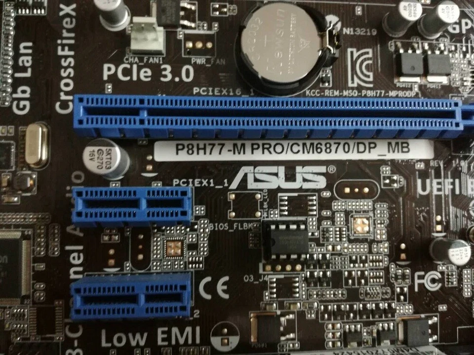 Asus P8H77-M PRO/CM6870/DP_MB Intel H77 1155 Desktop System Motherboard - Image 3 of 4