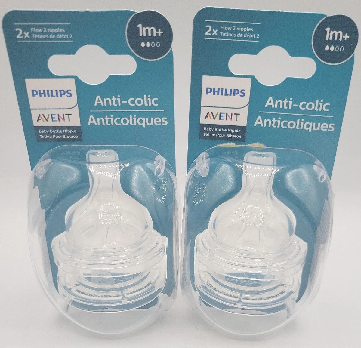 Philips avent hotsell bottle nipple sizes