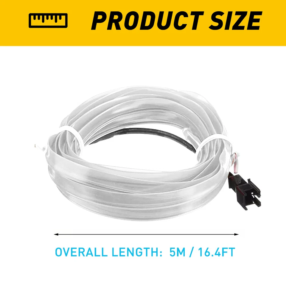 Ajuste HYUNDAI ELANTRA LED Coche Interior Decoración Atmósfera Tira de Alambre Luz Lámpara Barra Foto 3 de 4