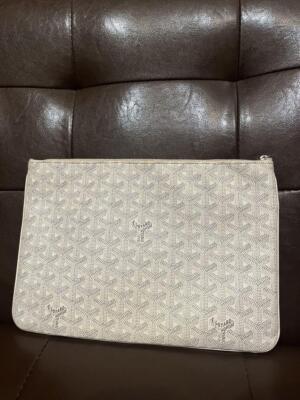 goyard clutch bag white from JAPAN | eBay