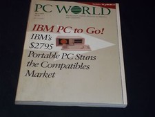 1984 MAY PC WORLD MAGAZINE - IBM PC TO GO FRONT COVER - H 8292