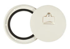 Jim Black / Hightide MFG 587-6-05 Polar White Boat Access 6" Deckplate  6 DP-PW