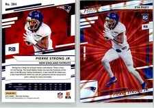 Pierre Strong Jr. 2022 Prestige Xtra Points Sunburst #384 SDSU Pats Browns RC