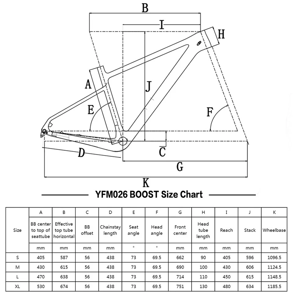 AIRWOLF Carbon 29er Boost MTB Rahmen Hardital Bike XC Cyclocross Fahrrad Crystal - Bild 3 von 4