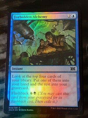Forbidden Alchemy FOIL , Double Masters 2022 , Near Mint , MTG ,FREE SHIPPING