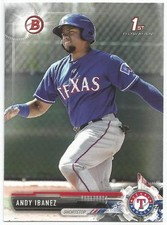 Andy Ibanez Texas Rangers 2017 Bowman Prospects