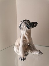Dahl Jensen Copenhagen Große französische Bulldogge 1088 Porzellanfigur 1.W 16cm