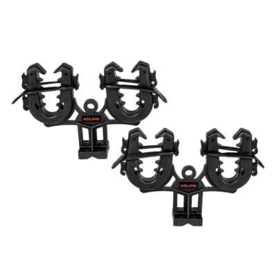 Rhino Double Grip ATV 2 Gun Rack Holder Rifle Shotgun Mount Truck Poles Bows UTV