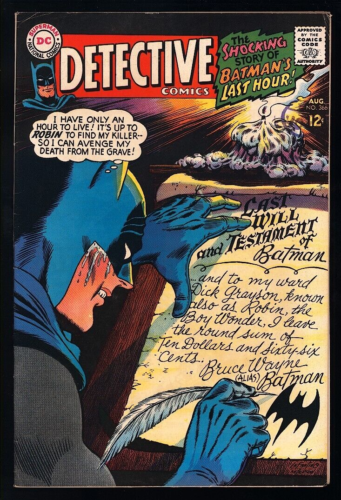 Detective Comics #366 DC 1967 (FN+) ¡primera aparición de Doc Hastings! L@@K! - Imagen 1 de 2