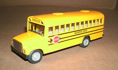 international school bus toy