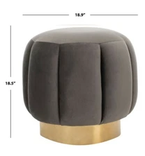 Safavieh Maxine Channel Tufted Ottoman, Reduced Price 2172704041 SFV4707B