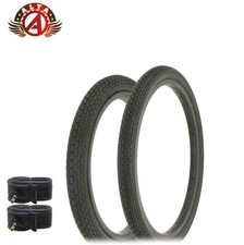 VINTAGE SCHWINN STYLE BRICK 16 X 1.75 S2 TIRE W/ 20 X 1.75 S2 BRICK TIRE W/TUBES