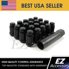 Lug Nuts Spline Tuner 12 24 Pcs Ford Mustang Black