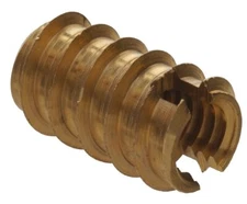 25-Pack 10-24 Brass Wood Inserts by Hillman Group 3018