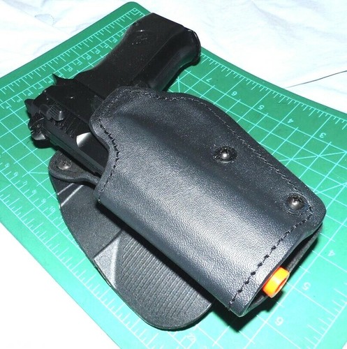 Front Line K4050PCL-BK LH Kydex Paddle Holster Lined IMI IWI 4.4" Baby Eagle F - Picture 9 of 12
