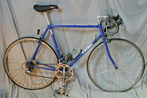 1987 Trek 360 vintage vélo de route de tourisme 57 cm grand acier chromoly fabriqué aux États-Unis/expédié - Photo 1/15