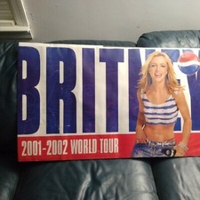 Britney Spears 2001-2002 Pepsi World Tour 22”x34” Poster Brand New sealed 