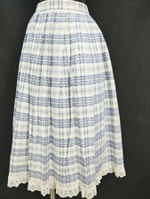 Angelika Moden white with lace fascinating women's costume skirt size 36