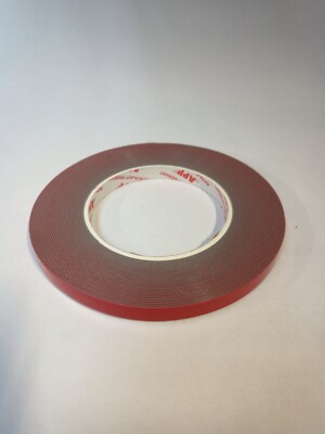 1,18 /m Z449896 Doppelseitiges Acrylklebeband Klebeband 9mm 10m rot