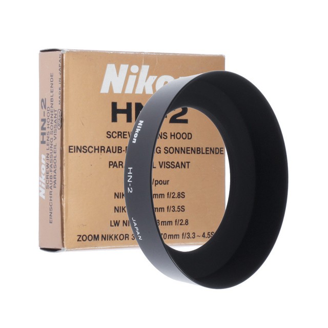 NIKON HN2 ORIGINAL METAL LENS HOOD SHADE FOR 28mm 3570mm 2 / LN / 90D W eBay